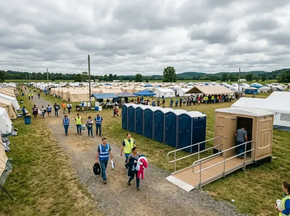 disaster-relief-camp-restrooms-010 — frequently asked questions, Dumpster & Portable Bathrooms Rental in Fuquay-Varina, NC